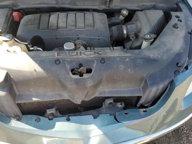 5GALRBED1AJ153316 - 2010 BUICK ENCLAVE CXL BLUE photo 12