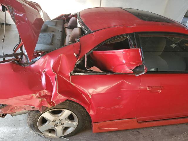 1HGEM22965L000609 - 2005 HONDA CIVIC EX RED photo 10