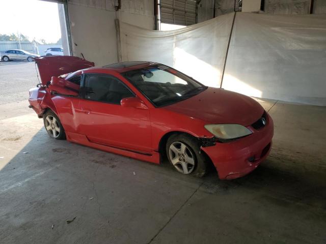 1HGEM22965L000609 - 2005 HONDA CIVIC EX RED photo 4