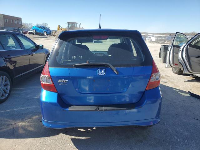 JHMGD386X7S017365 - 2007 HONDA FIT S 蓝色 照片 6