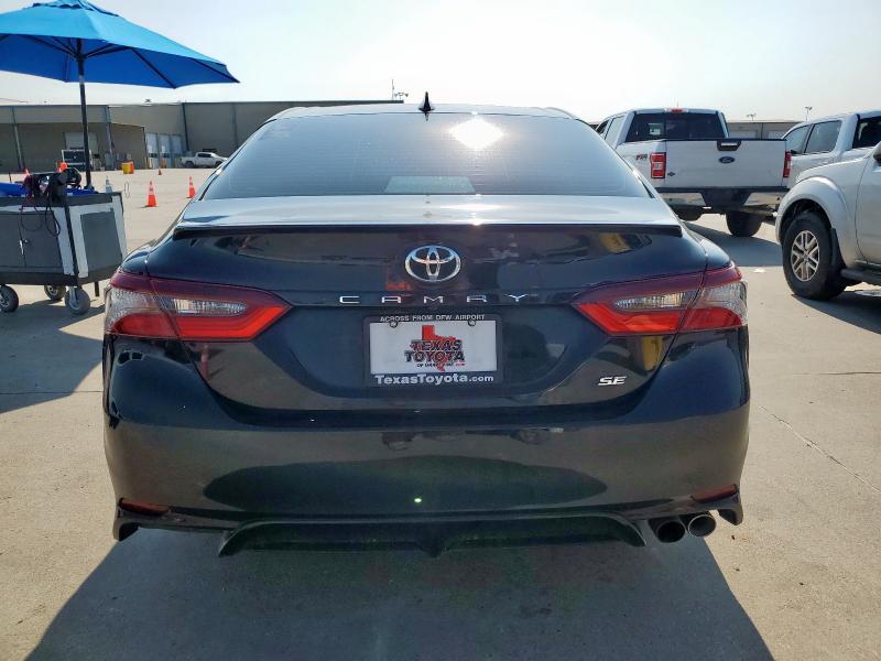 4T1G11AK9PU770407 - 2023 TOYOTA CAMRY SE NIGHT SHADE BLACK photo 6