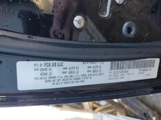 2C3CDZFJ3FH815842 - 2015 DODGE CHALLENGER R/T SCAT PACK BLACK photo 13