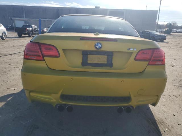 WBSDX9C51BE783918 - 2011 BMW M3 YELLOW photo 6