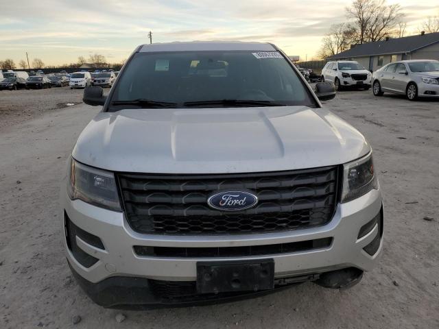 1FM5K8AR4JGA99583 - 2018 FORD EXPLORER POLICE INTERCEPTOR Silber Foto 5