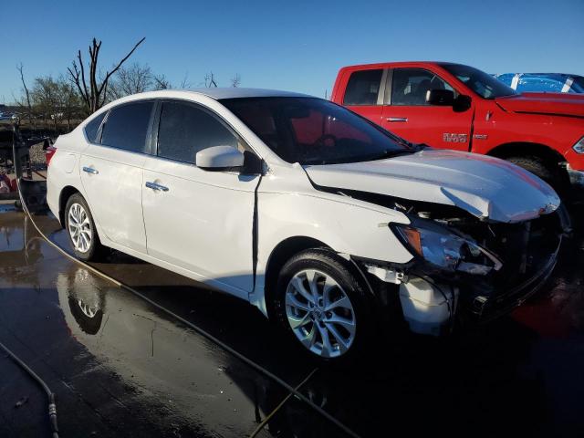 3N1AB7AP8HY321467 - 2017 NISSAN SENTRA S WHITE photo 4