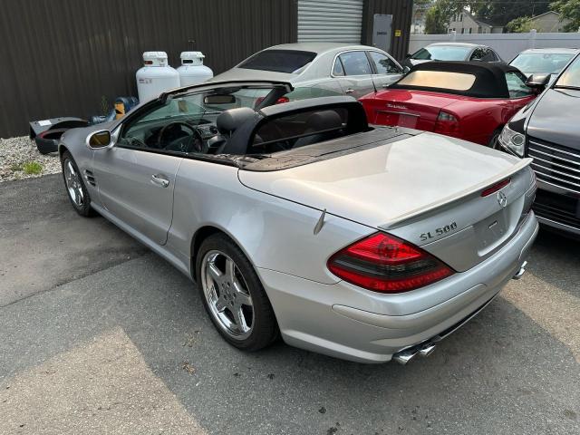 WDBSK75F23F029475 - 2003 MERCEDES-BENZ SL 500R GRAY photo 3