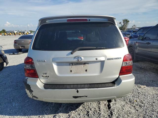 JTEDP21A140023823 - 2004 TOYOTA HIGHLANDER BASE Silber Foto 6