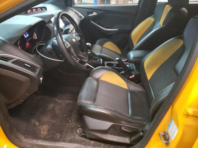 1FADP3L90DL145056 - 2013 FORD FOCUS ST YELLOW photo 7