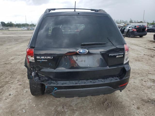 JF2SHADC0BH770488 - 2011 SUBARU FORESTER 2.5X PREMIUM BLACK photo 6