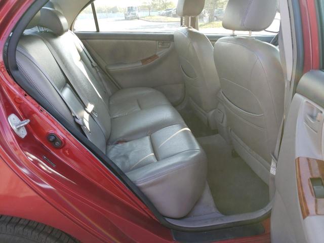 2T1BR32E28C904037 - 2008 TOYOTA COROLLA CE Կարմիր լուսանկար 10