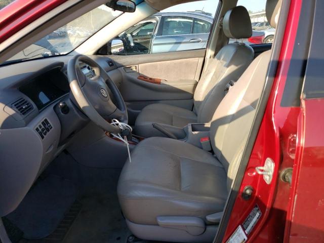 2T1BR32E28C904037 - 2008 TOYOTA COROLLA CE Կարմիր լուսանկար 7