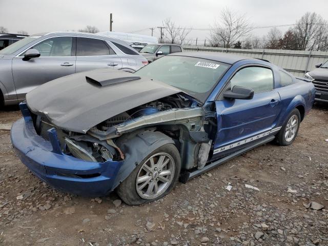 1ZVHT80N295103115 - 2009 FORD MUSTANG BLUE photo 1