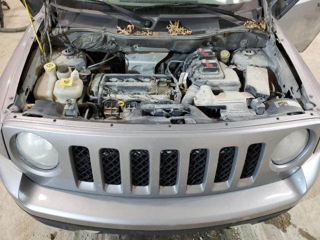 1C4NJPBA4ED813522 - 2014 JEEP PATRIOT SPORT GRAY photo 11