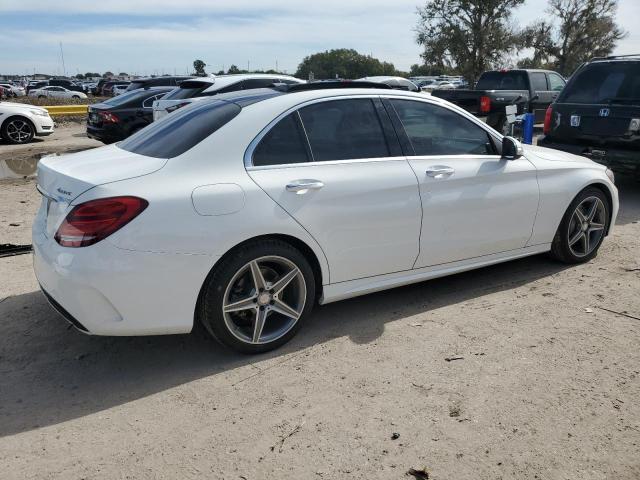 55SWF6GB6FU025528 - 2015 MERCEDES-BENZ C 400 4MATIC WHITE photo 3