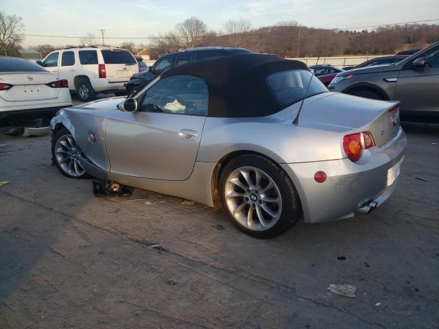 4USBT33463LR62929 - 2003 BMW Z4 2.5 SILVER photo 2