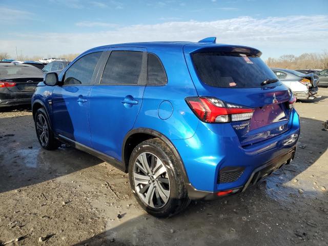 JA4APUAU2MU027606 - 2021 MITSUBISHI OUTLANDER ES BLUE photo 2