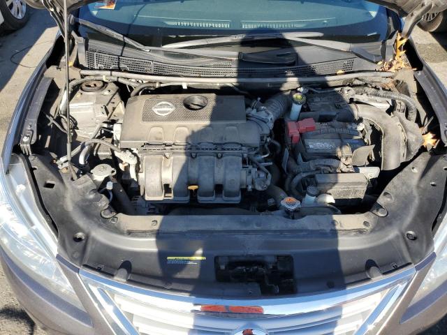 3N1AB7AP0FY255557 - 2015 NISSAN SENTRA S GRAY photo 11