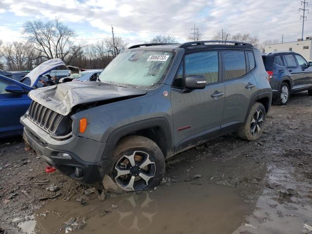 ZACNJDC14MPM40637 - 2021 JEEP RENEGADE TRAILHAWK GRAY photo 1