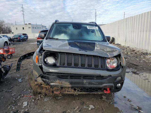 ZACNJDC14MPM40637 - 2021 JEEP RENEGADE TRAILHAWK GRAY photo 5