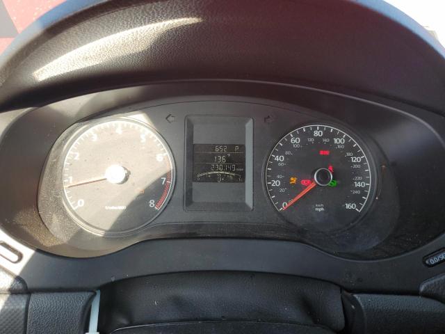 3VWDZ7AJ2BM357622 - 2011 VOLKSWAGEN JETTA SE 红色 照片 9