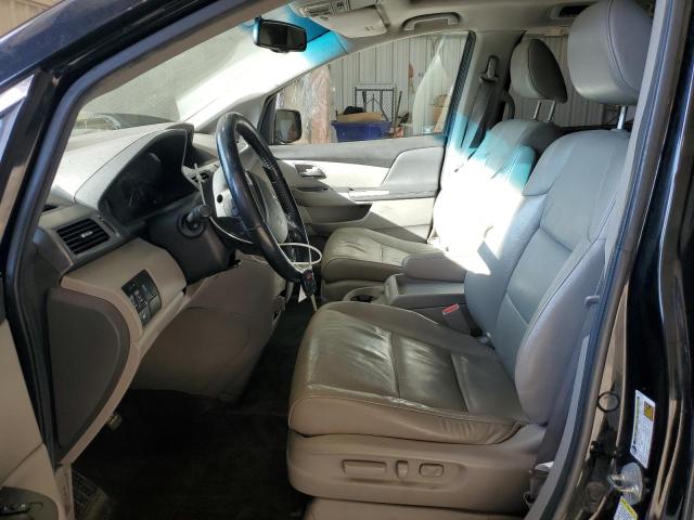 5FNRL5H69BB050484 - 2011 HONDA ODYSSEY EXL BLACK photo 7