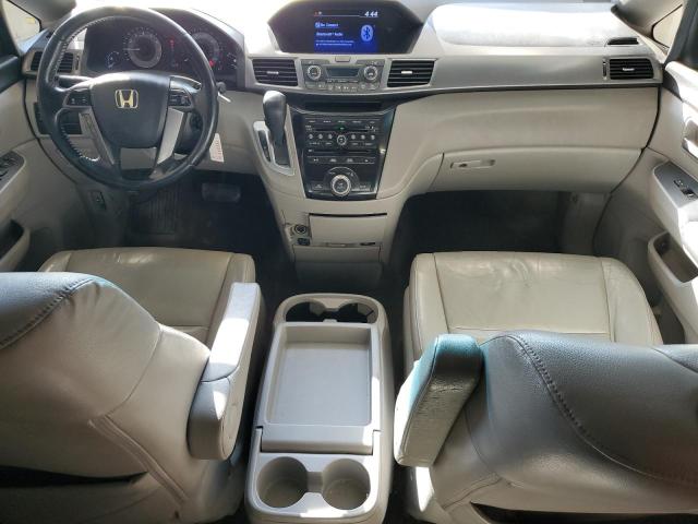 5FNRL5H69BB050484 - 2011 HONDA ODYSSEY EXL BLACK photo 8