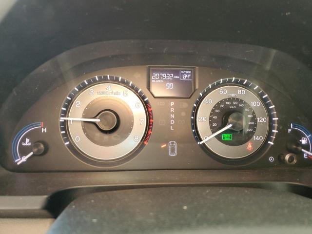 5FNRL5H69BB050484 - 2011 HONDA ODYSSEY EXL BLACK photo 9