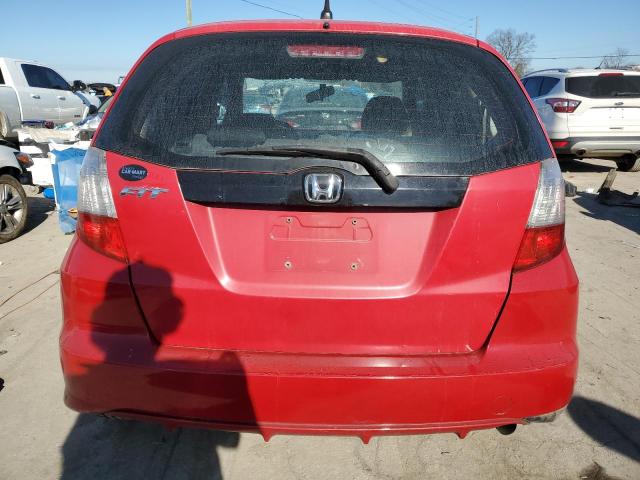 JHMGE8H38DC077537 - 2013 HONDA FIT RED photo 6