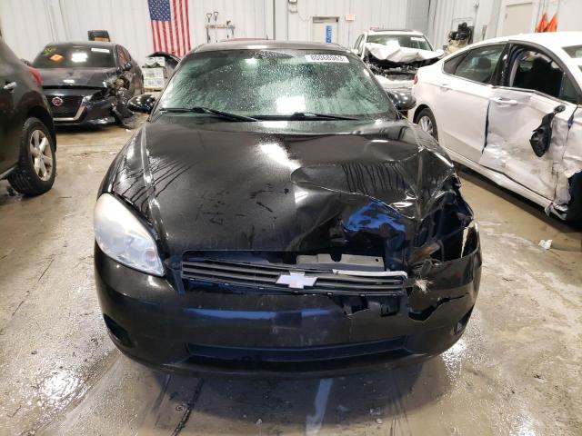 2G1WK16K679344038 - 2007 CHEVROLET MONTE CARL LT BLACK photo 5