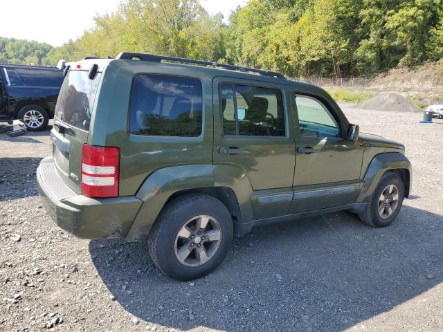 1J8GN28K18W179877 - 2008 JEEP LIBERTY SPORT GREEN photo 3