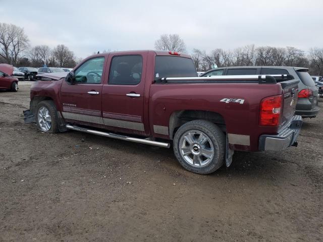 3GCPKTE79DG381090 - 2013 CHEVROLET SILVERADO K1500 LTZ BURGUNDY photo 2