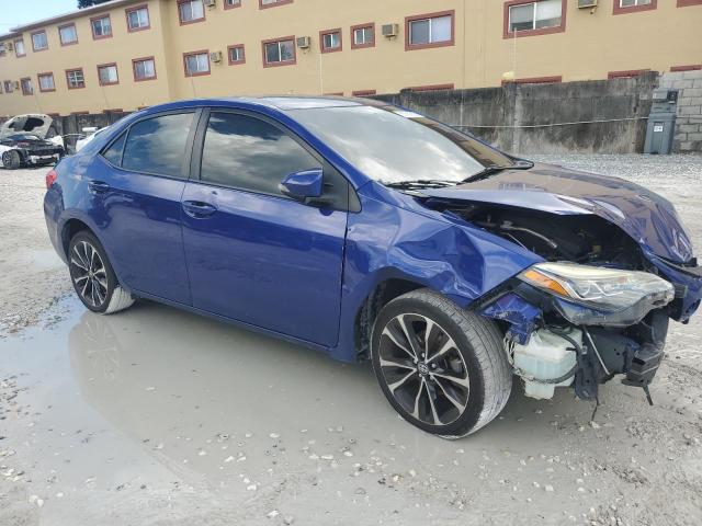 5YFBURHE7KP876400 - 2019 TOYOTA COROLLA L BLUE photo 4