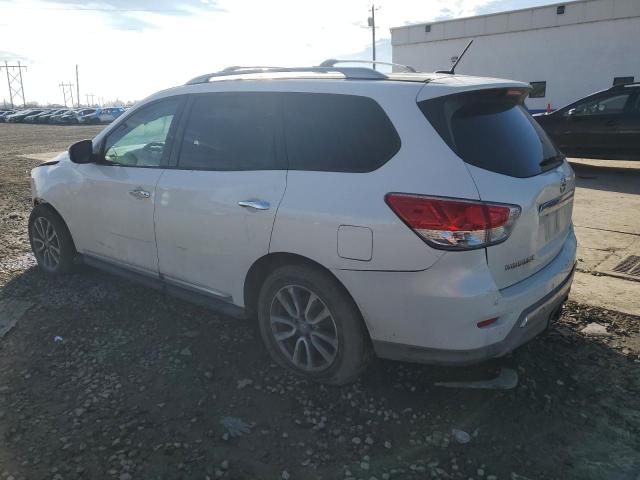 5N1AR2MM6DC656433 - 2013 NISSAN PATHFINDER S WHITE photo 2