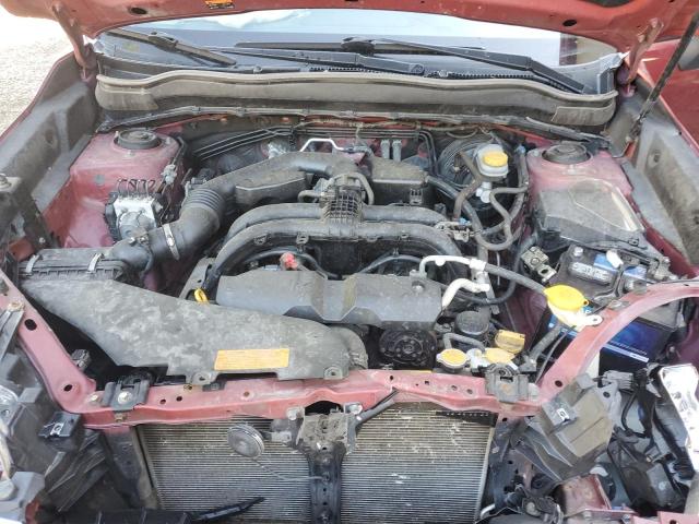 JF2SJAEC4JH476304 - 2018 SUBARU FORESTER 2.5I PREMIUM Czerwony zdjęcie 12
