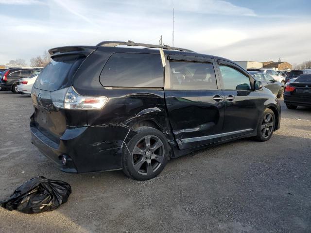 5TDXZ3DC2HS856287 - 2017 TOYOTA SIENNA SE BLACK photo 3