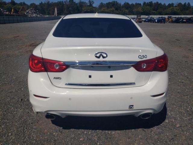 JN1BV7AR0EM697561 - 2014 INFINITI Q50 BASE WHITE photo 6