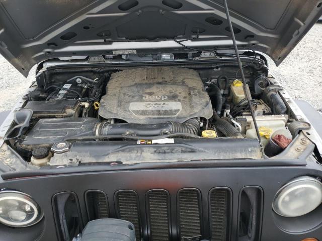 1C4BJWDG6DL655011 - 2013 JEEP WRANGLER U SPORT SILVER photo 12