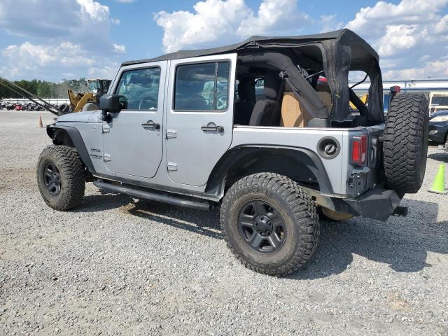 1C4BJWDG6DL655011 - 2013 JEEP WRANGLER U SPORT SILVER photo 2