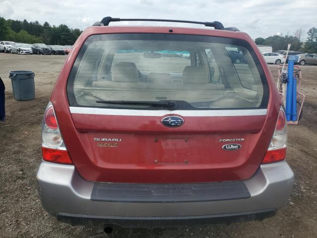 JF1SG67688H712762 - 2008 SUBARU FORESTER 2.5X LL BEAN RED photo 6