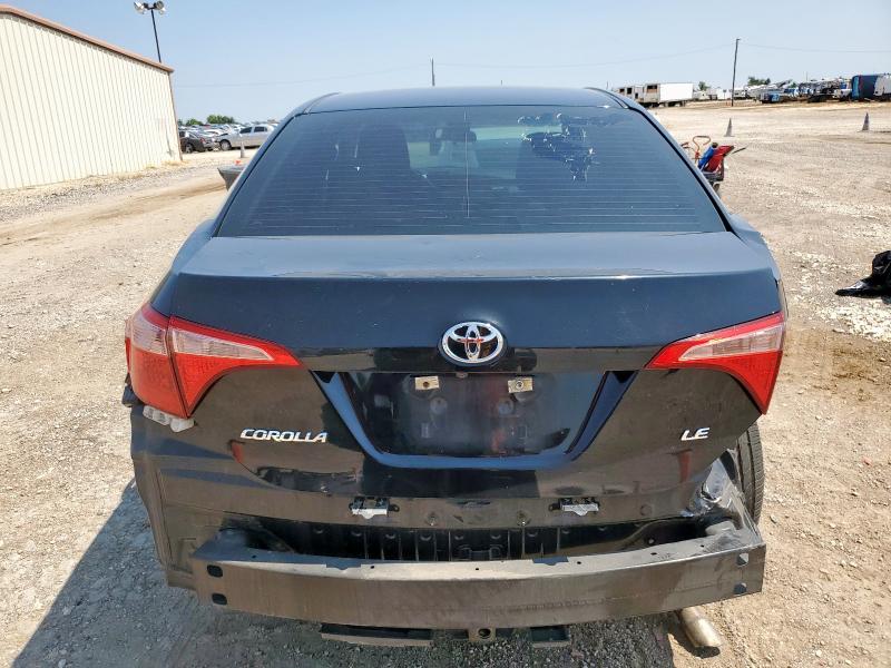 5YFBURHE7KP906530 - 2019 TOYOTA COROLLA L BLACK photo 6