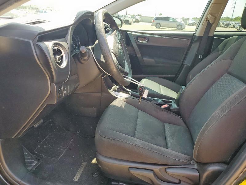 5YFBURHE7KP906530 - 2019 TOYOTA COROLLA L BLACK photo 7