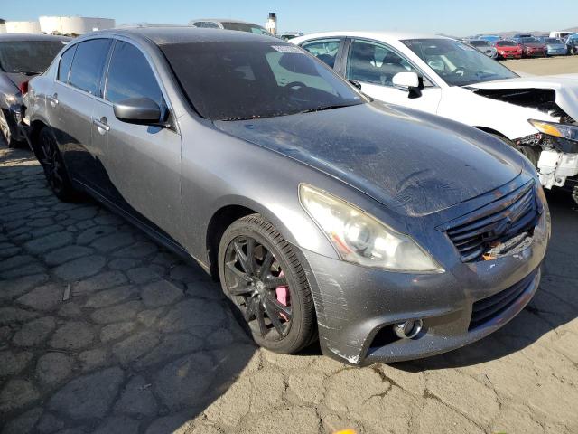 JN1CV6AP1CM628467 - 2012 INFINITI G37 BASE GRAY photo 4