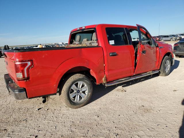 1FTEW1CP0FKD42760 - 2015 FORD F150 SUPERCREW RED photo 3