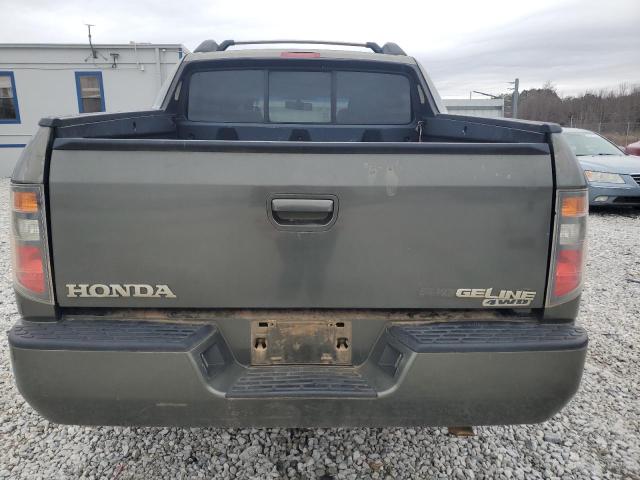 2HJYK16586H531176 - 2006 HONDA RIDGELINE RTL GRAY photo 6