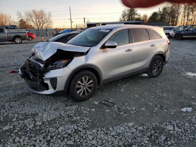 5XYPG4A37KG561416 - 2019 KIA SORENTO L SILVER photo 1