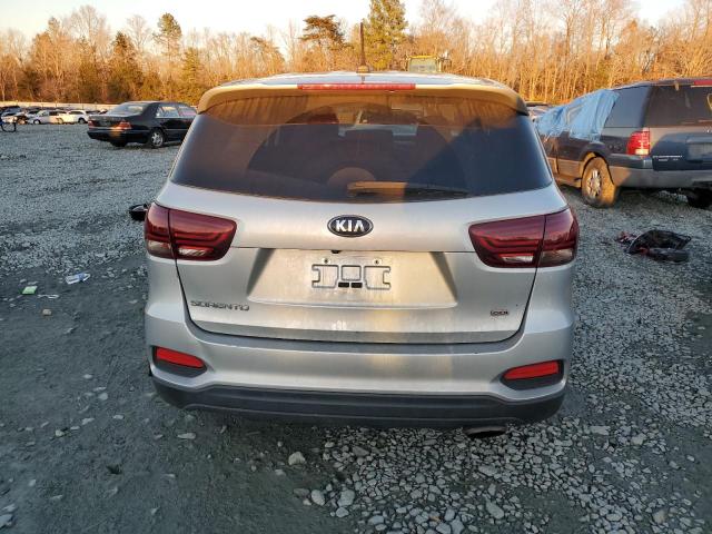 5XYPG4A37KG561416 - 2019 KIA SORENTO L SILVER photo 6