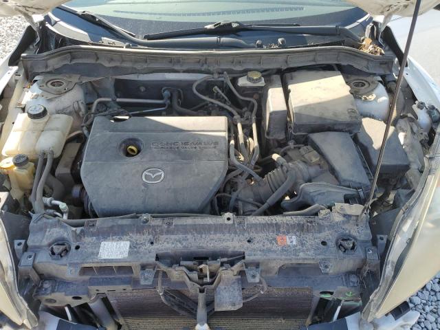 JM1BL1TF6D1703432 - 2013 MAZDA 3 I WHITE photo 11