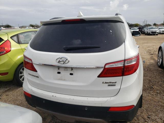 KM8SR4HFXGU143521 - 2016 HYUNDAI SANTA FE SE ULTIMATE WHITE photo 6