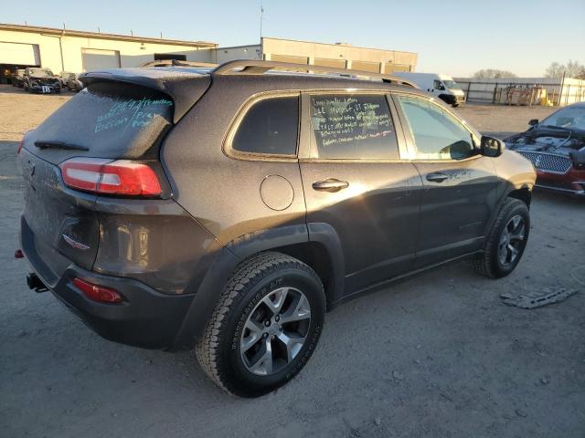 1C4PJMBS0FW633850 - 2015 JEEP CHEROKEE TRAILHAWK GRAY photo 3