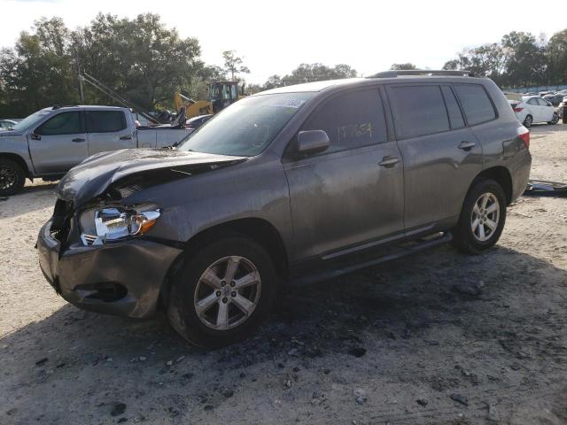 JTEDS41A282012592 - 2008 TOYOTA HIGHLANDER GRAY photo 1